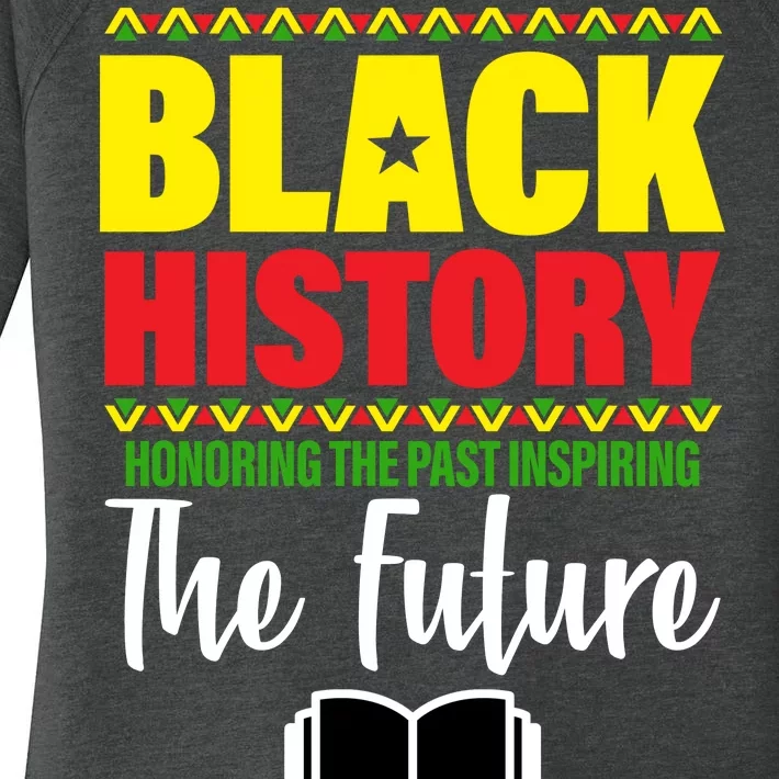 Black History Month Inspiring The Future Women's Perfect Tri Tunic Long Sleeve Shirt