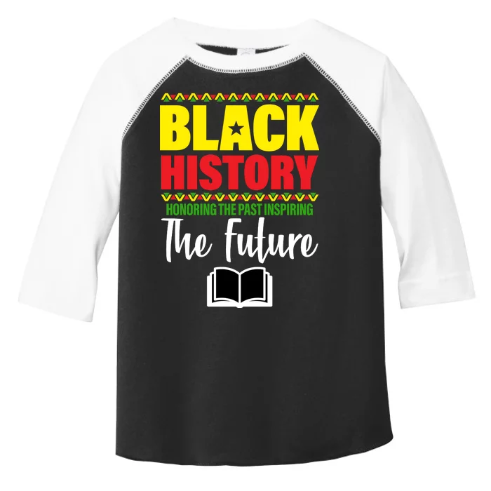 Black History Month Inspiring The Future Toddler Fine Jersey T-Shirt