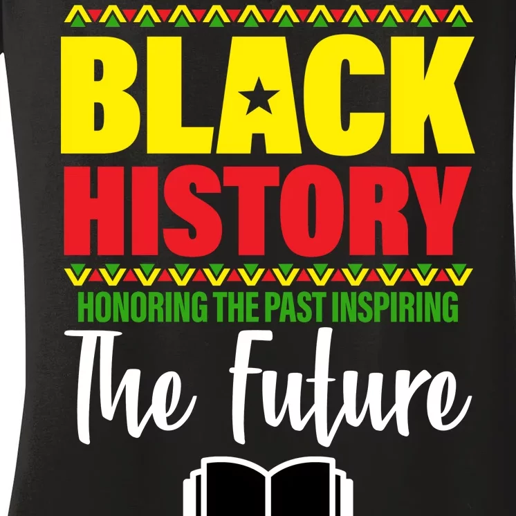 Black History Month Inspiring The Future Women's V-Neck T-Shirt