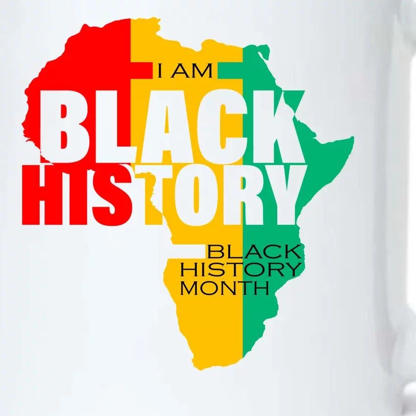 Black History Month Map Of Africa BHM Black Color Changing Mug