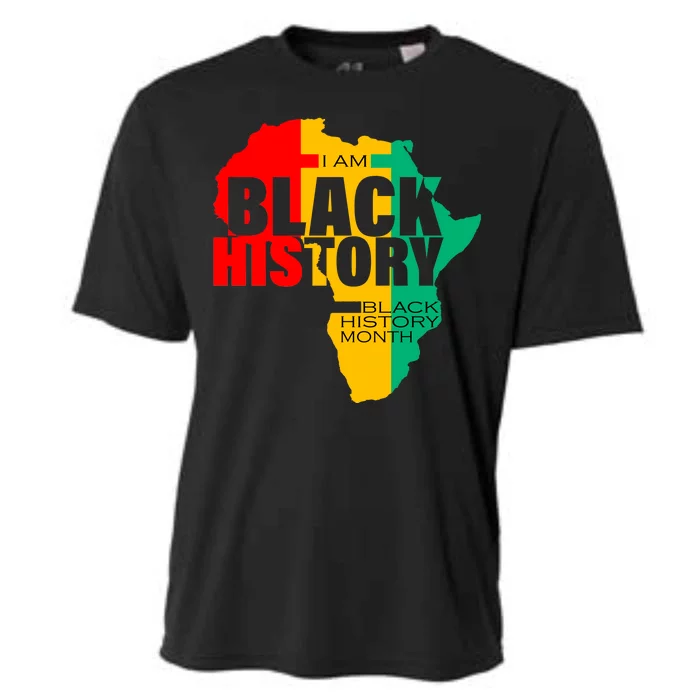 Black History Month Map Of Africa BHM Cooling Performance Crew T-Shirt