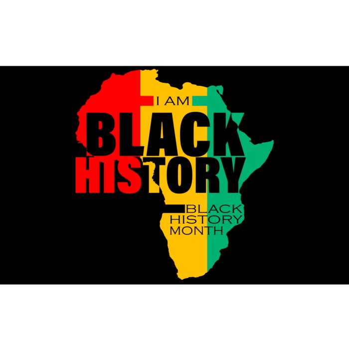 Black History Month Map Of Africa BHM Bumper Sticker