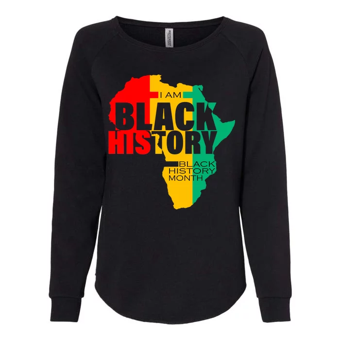 Black History Month Map Of Africa BHM Womens California Wash Sweatshirt