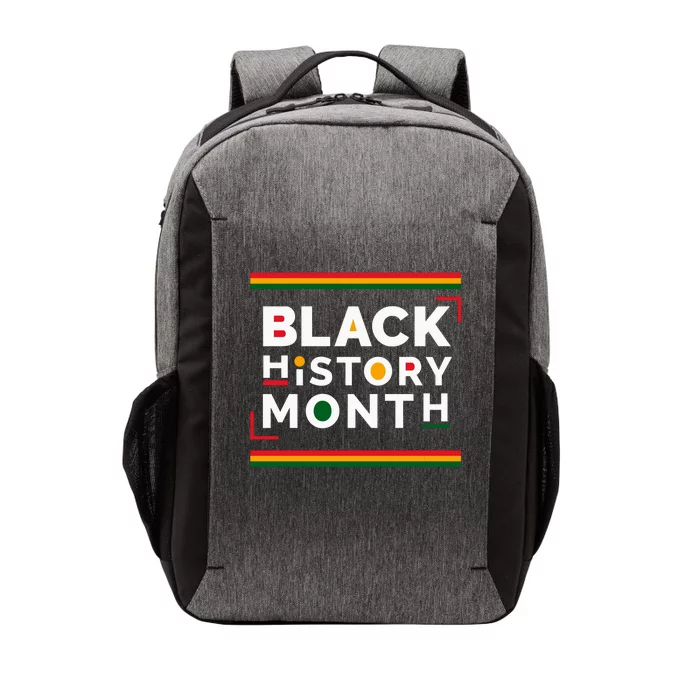 Black History Month Simple Logo Vector Backpack