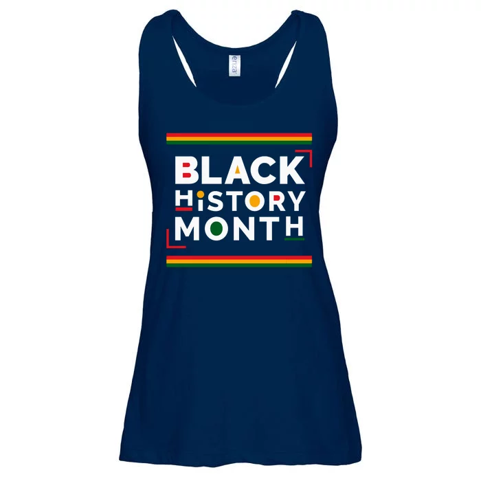 Black History Month Simple Logo Ladies Essential Flowy Tank