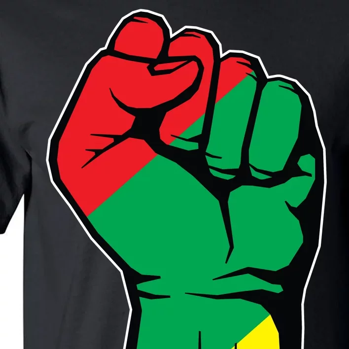 Black History Oppression Fist Tall T-Shirt