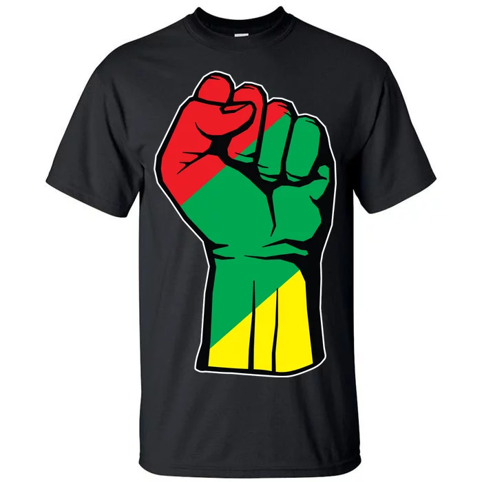 Black History Oppression Fist Tall T-Shirt