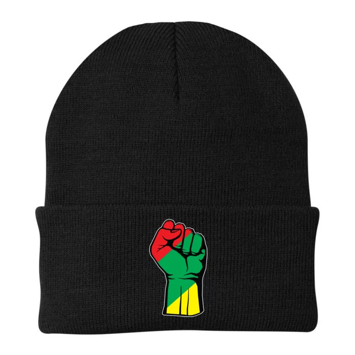 Black History Oppression Fist Knit Cap Winter Beanie