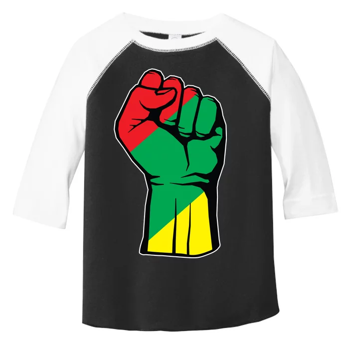 Black History Oppression Fist Toddler Fine Jersey T-Shirt