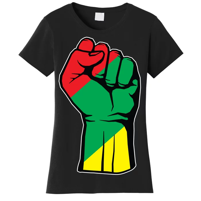 Black History Oppression Fist Women's T-Shirt