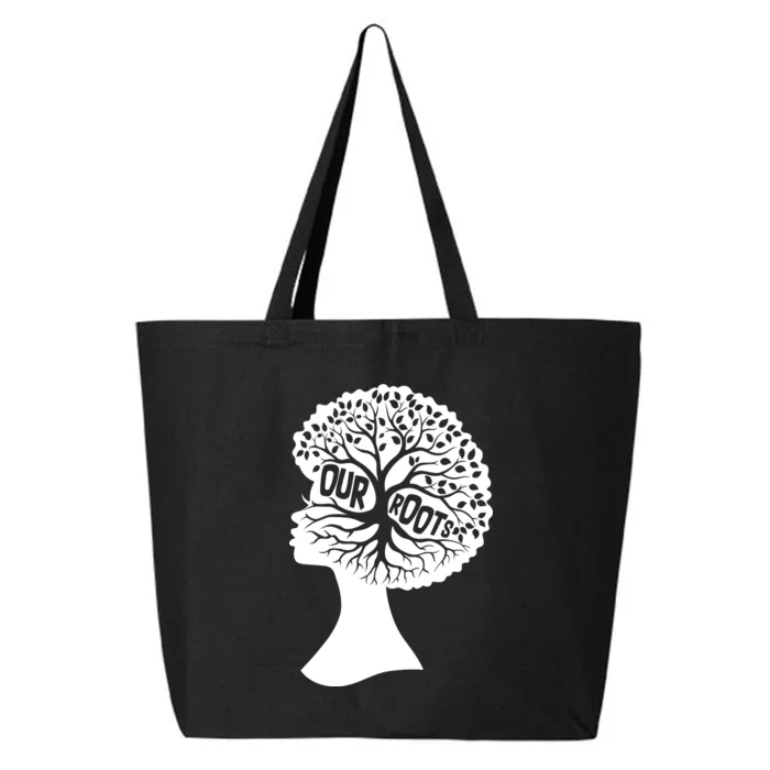 Black History Our Roots Woman Profile 25L Jumbo Tote