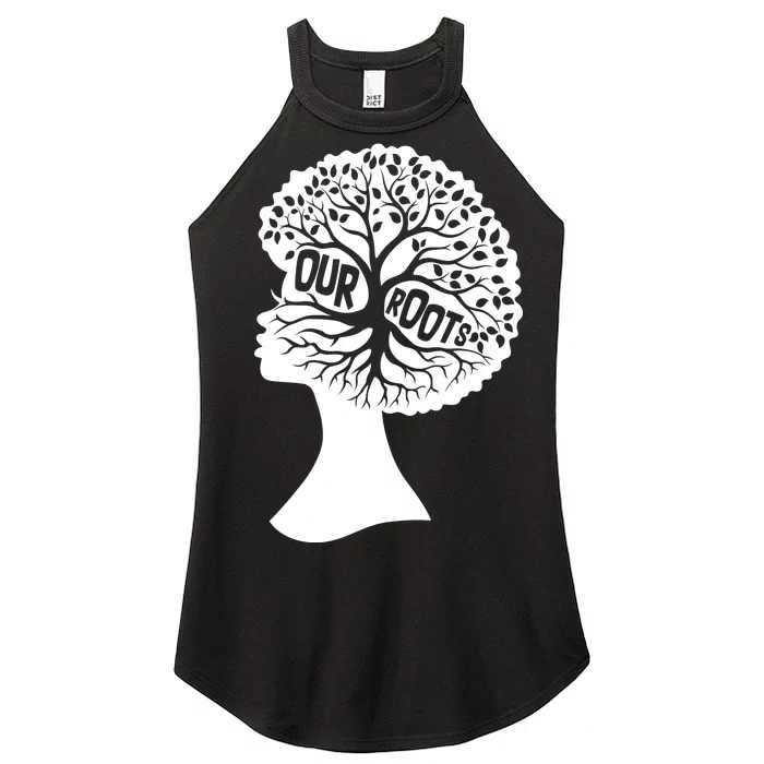 Black History Our Roots Woman Profile Women’s Perfect Tri Rocker Tank