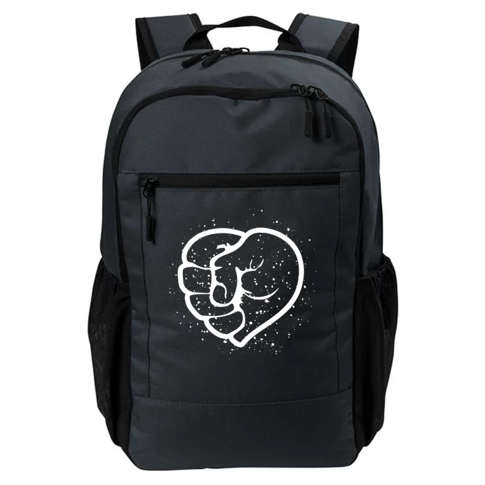 Black History Protest Fist Heart Daily Commute Backpack