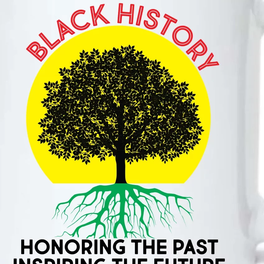 Black History Roots Past and Future Black Color Changing Mug