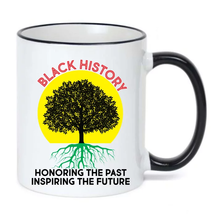 Black History Roots Past and Future Black Color Changing Mug