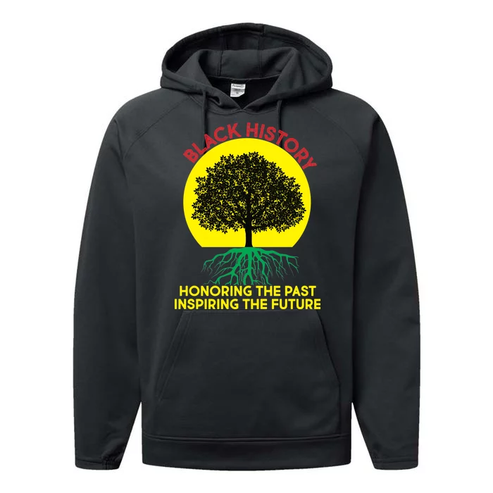 Black History Roots Past and Future Performance Fleece Hoodie