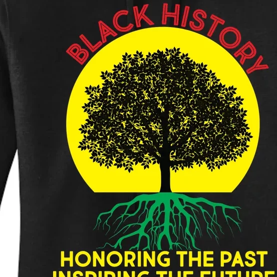 Black History Roots Past and Future Women's Pullover Hoodie