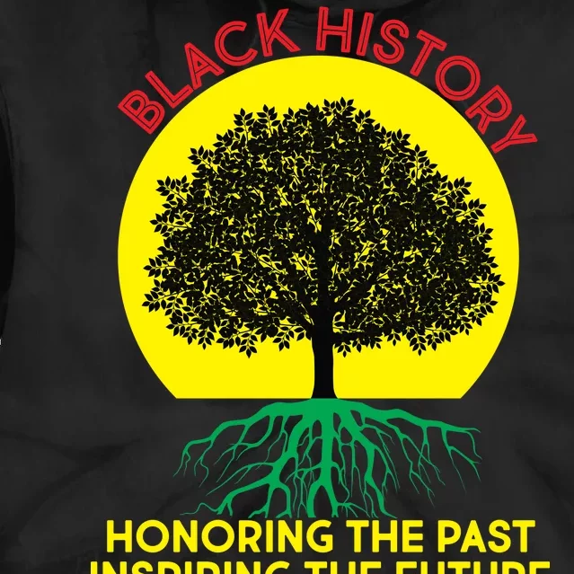 Black History Roots Past and Future Tie Dye Hoodie