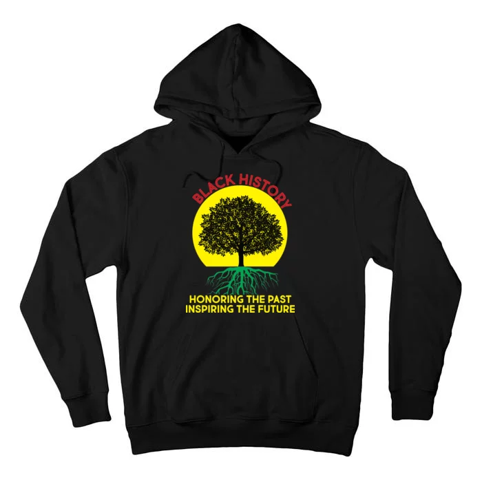 Black History Roots Past and Future Tall Hoodie