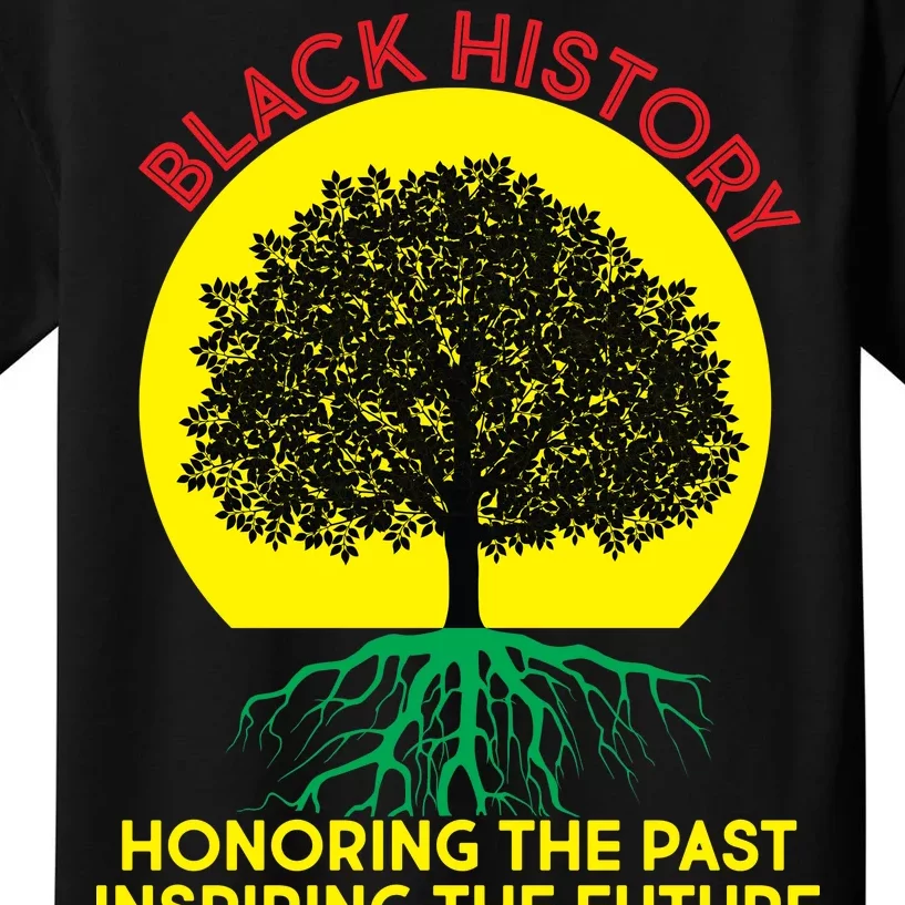 Black History Roots Past and Future Kids T-Shirt