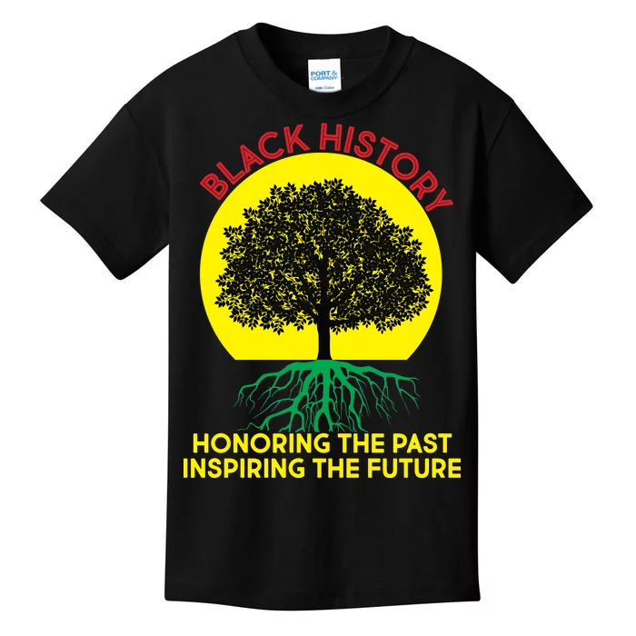 Black History Roots Past and Future Kids T-Shirt