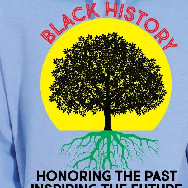 Black History Roots Past and Future Unisex Surf Hoodie