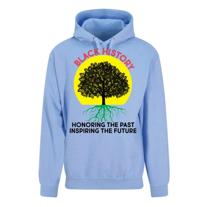 Black History Roots Past and Future Unisex Surf Hoodie