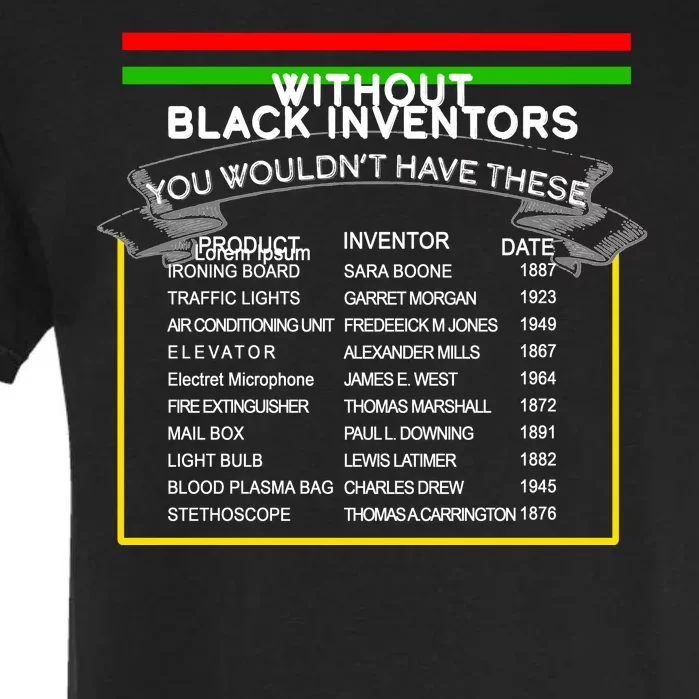 Black Inventors Black History Month Garment-Dyed Heavyweight T-Shirt