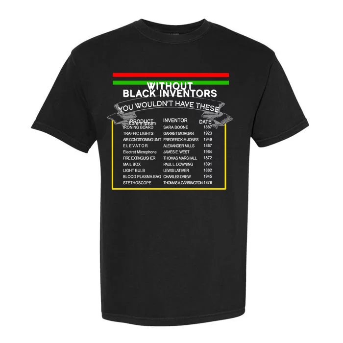 Black Inventors Black History Month Garment-Dyed Heavyweight T-Shirt