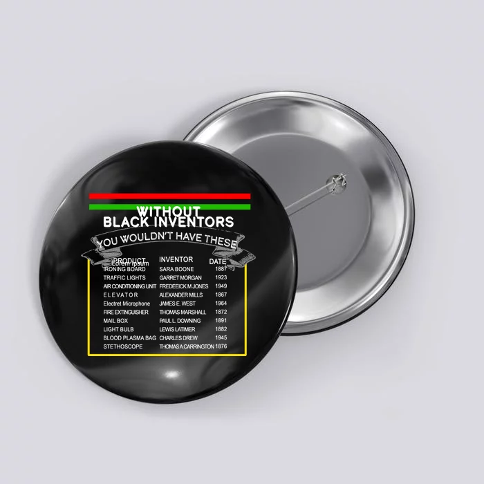 Black Inventors Black History Month Button