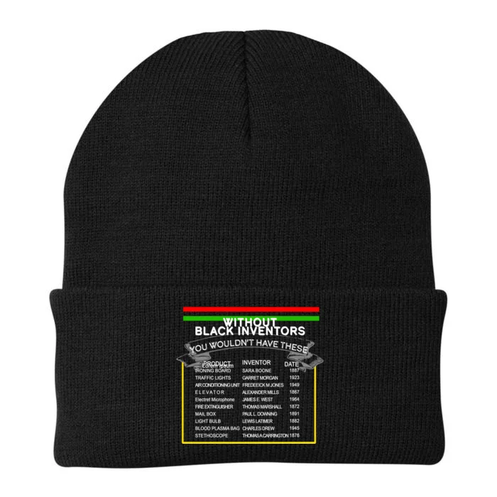 Black Inventors Black History Month Knit Cap Winter Beanie