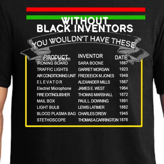 Black Inventors Black History Month Pajama Set