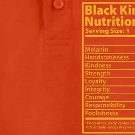 Black King Nutritional Facts Dry Zone Grid Performance Polo