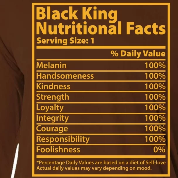 Black King Nutritional Facts Cooling Performance Long Sleeve Crew