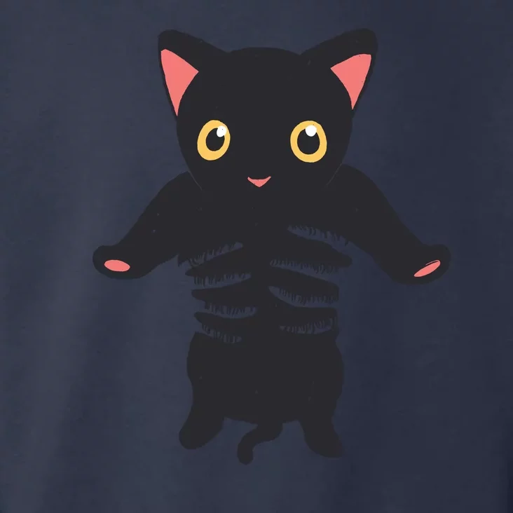 Black Kitty Being Held Toddler Hoodie