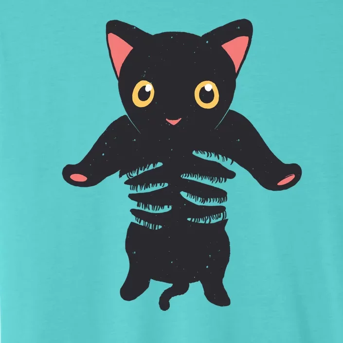 Black Kitty Being Held ChromaSoft Performance T-Shirt