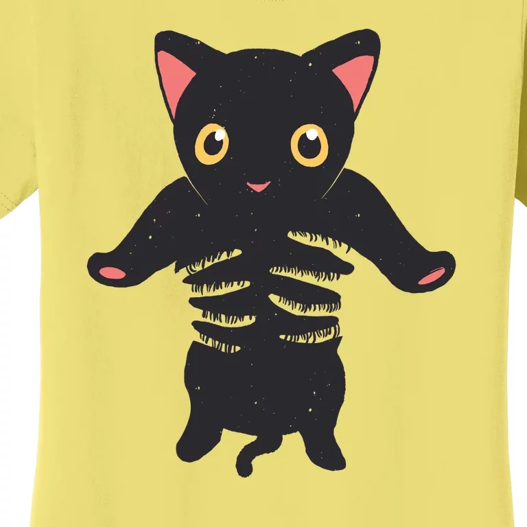 Black Kitty Being Held Women's T-Shirt