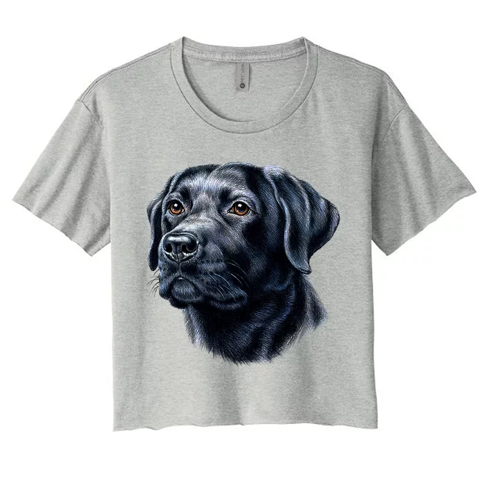 Black Lab Women's Crop Top Tee