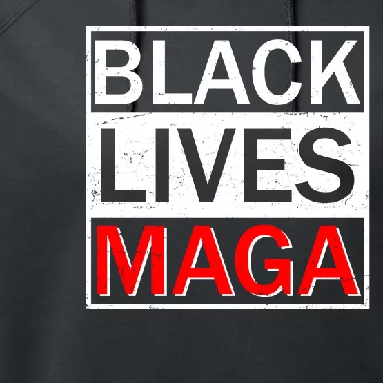 Black Lives MAGA Performance Fleece Hoodie