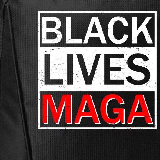 Black Lives MAGA City Backpack