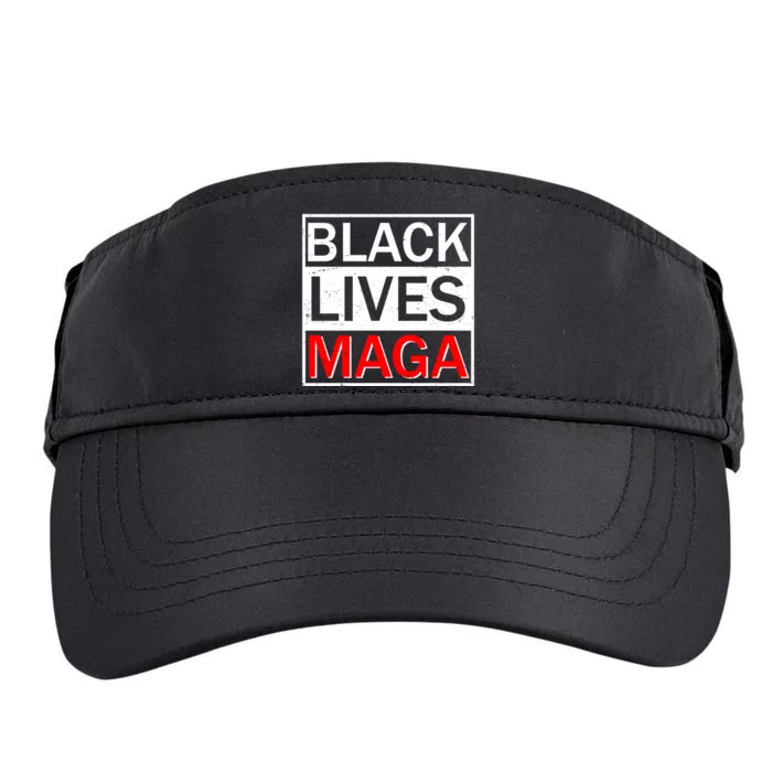 Black Lives MAGA Adult Drive Performance Visor