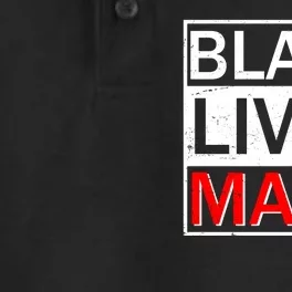 Black Lives MAGA Dry Zone Grid Performance Polo