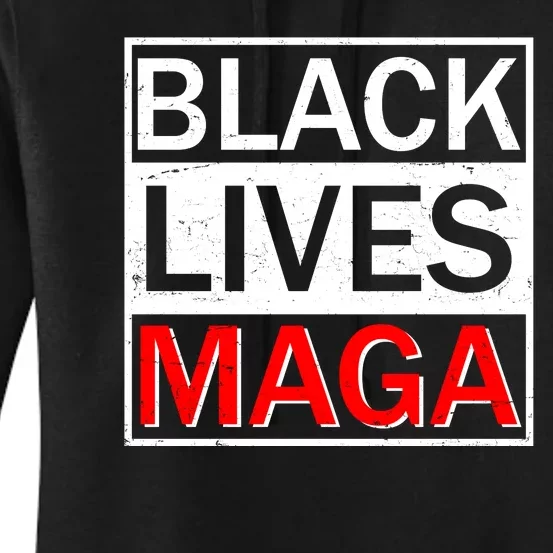 Black Lives MAGA Women's Pullover Hoodie