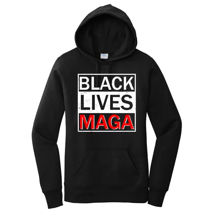 Black Lives MAGA Women's Pullover Hoodie