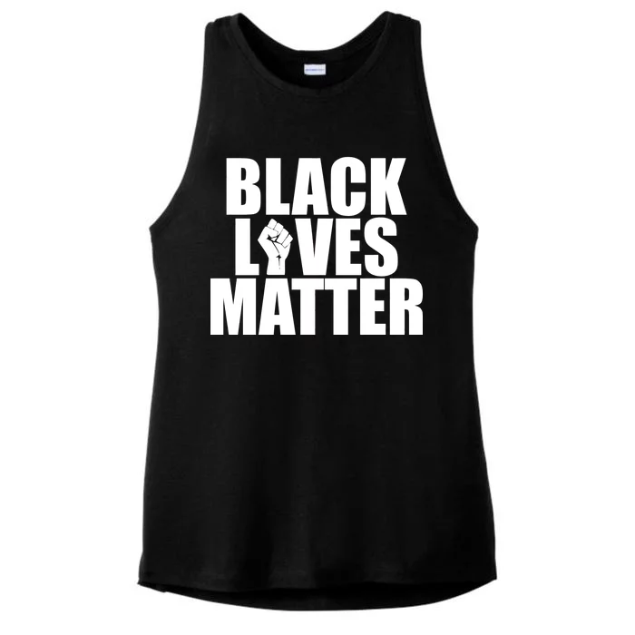 Black Lives Matter Ladies Tri-Blend Wicking Tank