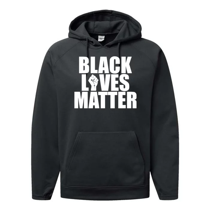 Black Lives Matter Performance Fleece Hoodie