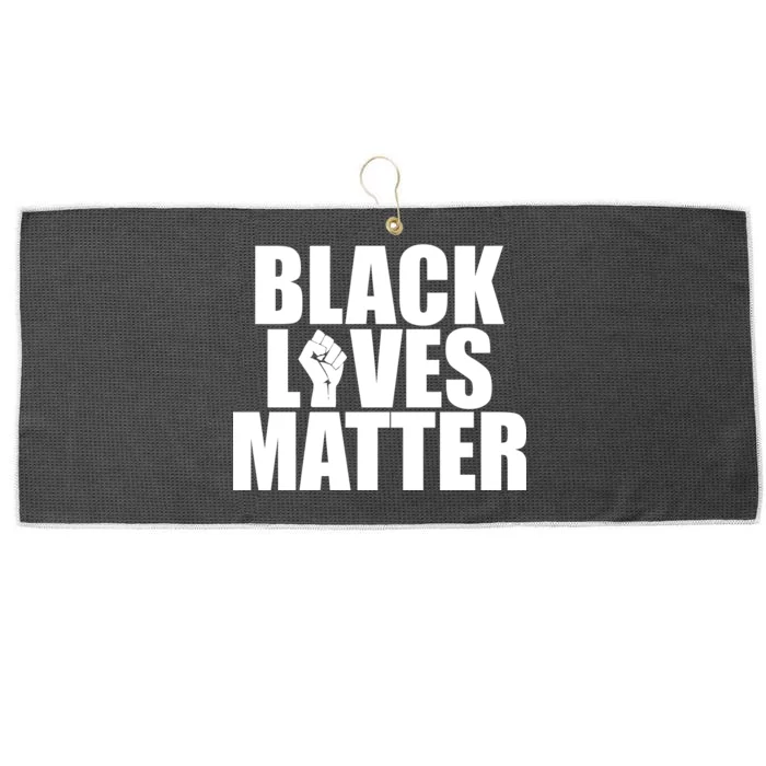 Black Lives Matter Large Microfiber Waffle Golf Towel