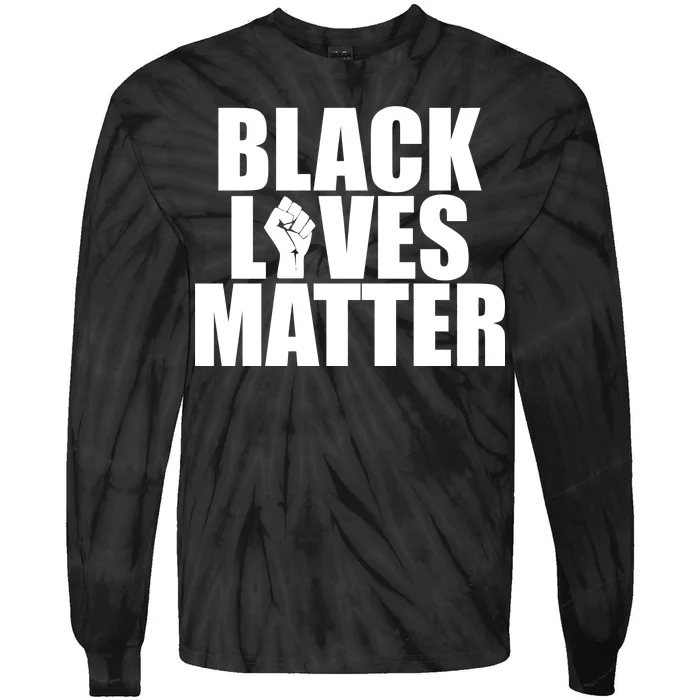 Black Lives Matter Tie-Dye Long Sleeve Shirt