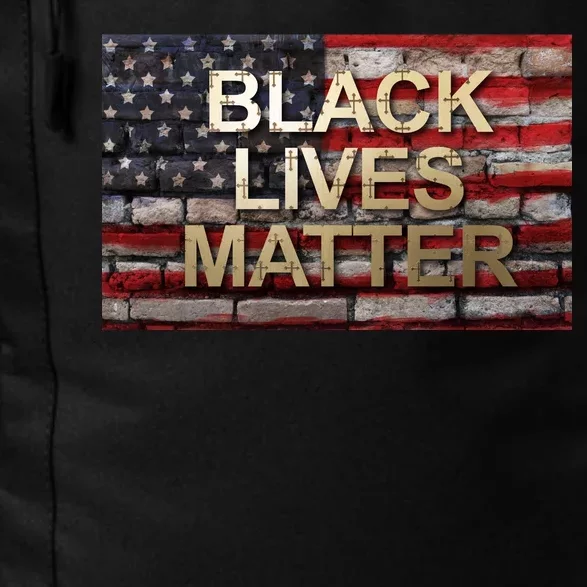 Black Lives Matter Abstract United States Flag Daily Commute Backpack