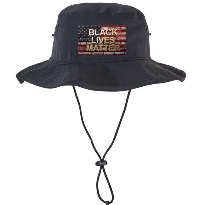 Black Lives Matter Abstract United States Flag Legacy Cool Fit Booney Bucket Hat